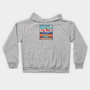 Montana Vintage Design Kids Hoodie